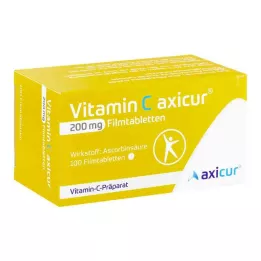 VITAMIN C AXICUR 200 mg potahované tablety, 100 ks