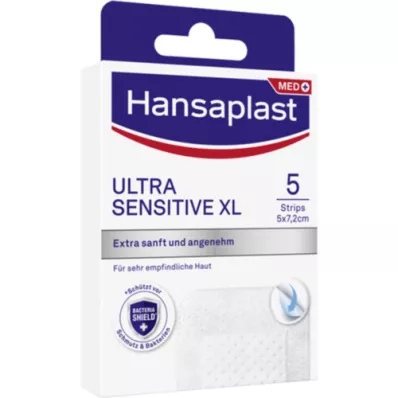 HANSAPLAST Ultra citlivý obvaz na rány 5x7,2 cm XL, 5 ks