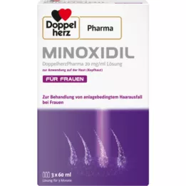 MINOXIDIL DoppelherzPhar.20mg/ml Roztok pro ženy, 3x60 ml