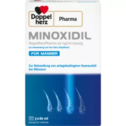 MINOXIDIL DoppelherzPhar.50mg/ml Roztok pro muže, 3x60 ml