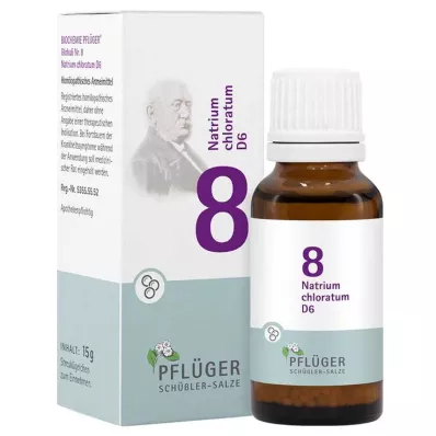 Biochemie Pflueger 8 Sodium chloratum D 6 kuliček, 15 g