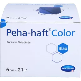 PEHA-HAFT Barva Fixierb.latexfrei 6 cmx21 m modrá, 1 ks