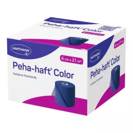PEHA-HAFT Barva Fixierb.latexfrei 6 cmx21 m modrá, 1 ks