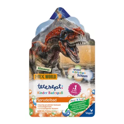 Tetesept dětská koupací zábavná perličková koupel T-Rex World, 40 g