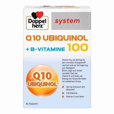 Doppelherz Q10 Ubiquinol 100 systém kapslí, 60 ks