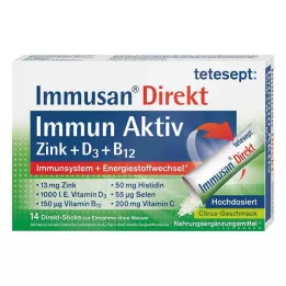 TETESEPT Immusan Direkt Zinek+D3+B12 Granule, 14 ks