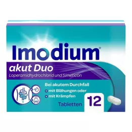 IMODIUM akut Duo 2 mg/125 mg tablety, 12 ks