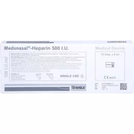 MEDUNASAL-Heparin 500 I.U. Ampule, 10X5 ml