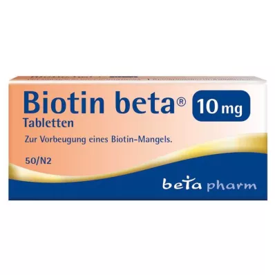 BIOTIN BETA 10 mg tablety, 50 ks