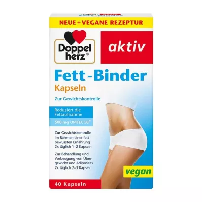 Kapsle s pojivem tuku Doppelherz®, 40 ks