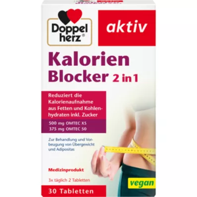 DOPPELHERZ Calorie Blocker 2v1 Tablety, 30 ks