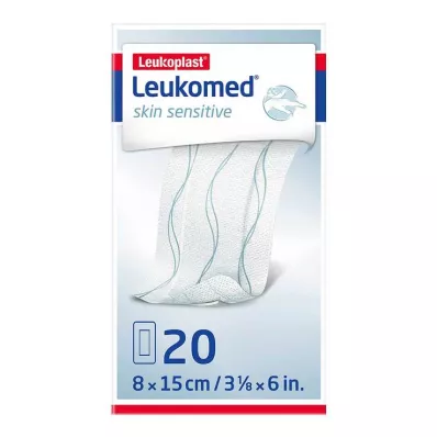 LEUKOMED Skin sensitive sterile 8x15 cm, 20 ks