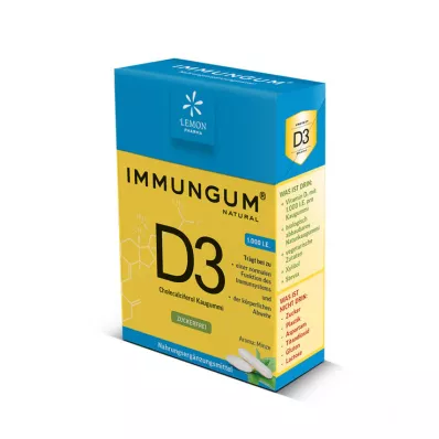 VITAMIN D3 IMMUNGUM Žvýkačka, 28 g