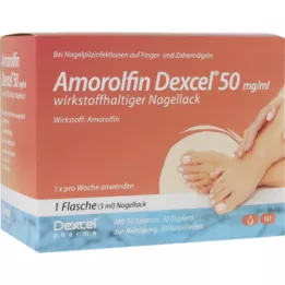 AMOROLFIN Dexcel 50 mg/ml lak na nehty s obsahem účinné látky, 3 ml