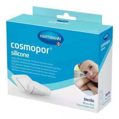 Cosmopor silikonové krytí na rány 8x10 cm, 5 ks