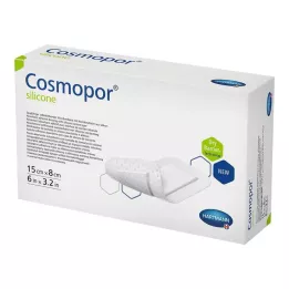COSMOPOR silikonový obvaz na rány 8x15 cm, 5 ks