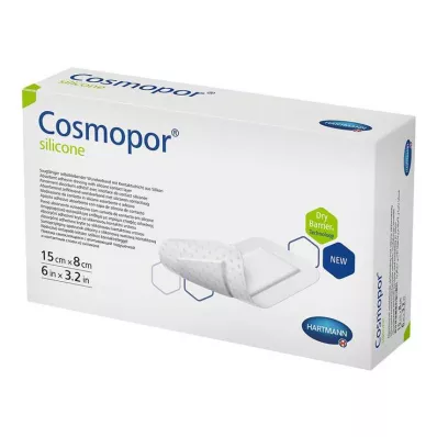 Silikonový obvaz na rány Cosmopor 8x15 cm, 5 kusů