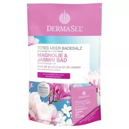 DERMASEL Koupelová sůl z Mrtvého moře Magnolie &amp; Jasmín, 1 ks
