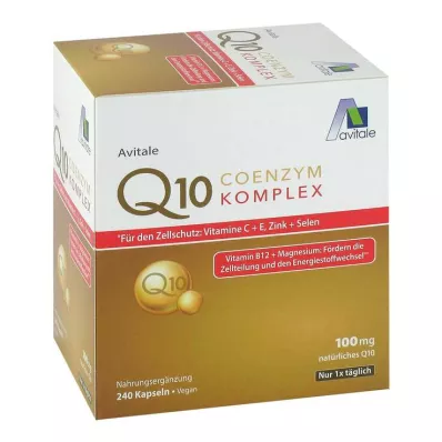 COENZYM Q10 100 mg kapsle+vitamíny+minerály, 240 ks