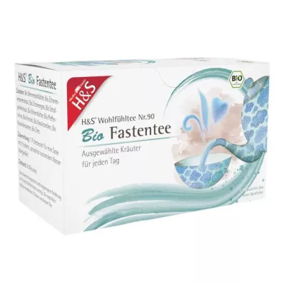 H&amp;S organické půstové čajové filtrační sáčky, 20X1,5g