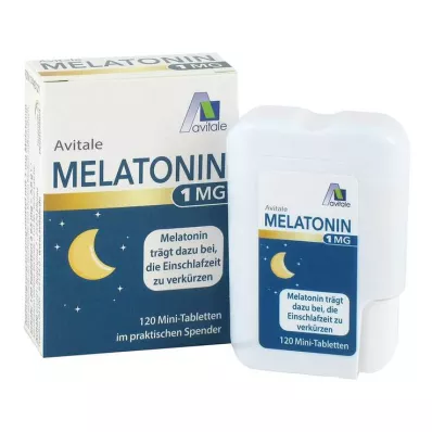 MELATONIN 1 mg mini tablety v dávkovači, 120 ks