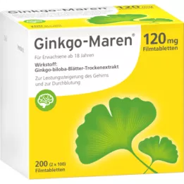 GINKGO-MAREN 120 mg potahované tablety, 200 kusů