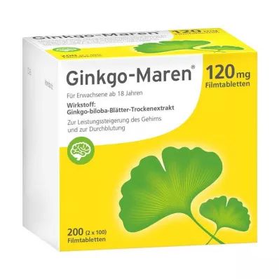 Ginkgo-Maren 120 mg potahované tablety, 200 ks