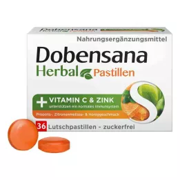DOBENSANA Bylinná medová pasta Vit.C &amp; Zinková pasta, 36 ks