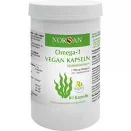 NORSAN Omega-3 veganské kapsle, 80 ks