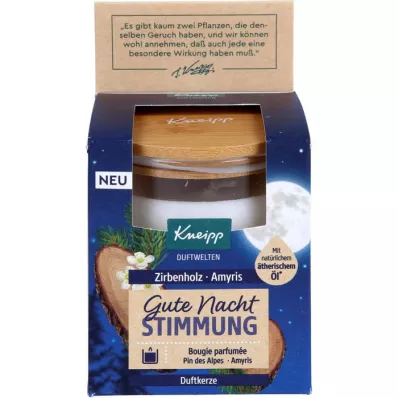 KNEIPP Scented Worlds Vonná svíčka Good Night Mood, 145 g