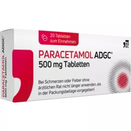 PARACETAMOL ADGC 500 mg tablety, 20 ks