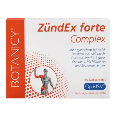ZÜNDEX forte Complex with OptiMSM Capsules, 60 kapslí ZÜNDEX forte Complex with OptiMSM Capsules, 60 kapslí