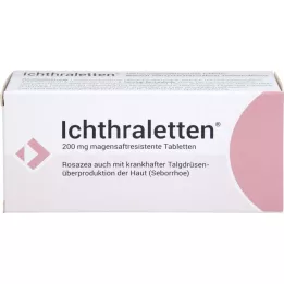 ICHTHRALETTEN 200 mg entericky potahované tablety, 84 ks