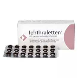 ICHTHRALETTEN 200 mg entericky potahované tablety, 84 ks