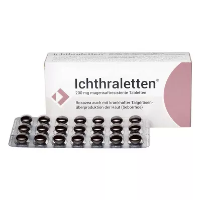 Tablety Ichthraletten® 200 mg na rosaceu, 84 tablet