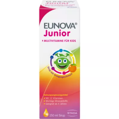 EUNOVA Junior sirup s pomerančovou příchutí, 150 ml
