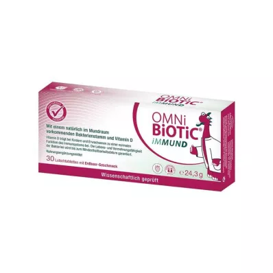 Pastilky Omni Biotic Immune D, 30 ks