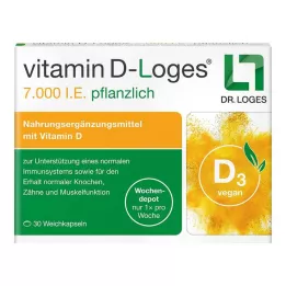 VITAMIN D-LOGES 7 000 I.U. bylinný týdenní sklad, 30 ks