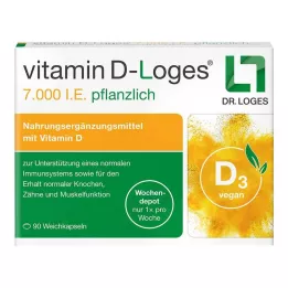 VITAMIN D-LOGES 7 000 I.U. bylinný týdenní sklad, 90 ks