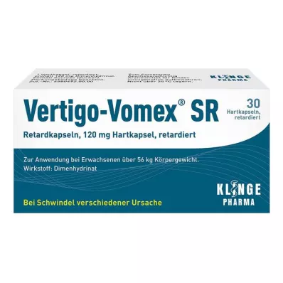 Vertigo-Vomex® SR kapsle s prodlouženým uvolňováním, 30 ks
