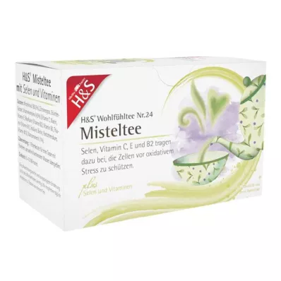 H&amp;S Čaj z jmelí se selenem a vitamíny filtrační sáček, 20X2 g