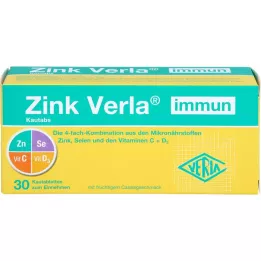 ZINK VERLA imunitní žvýkací tablety, 30 ks