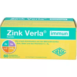 ZINK VERLA imunitní žvýkací tablety, 60 ks