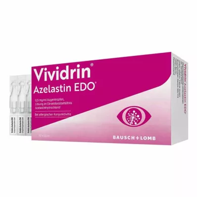 Vividrin® Azelastin EDO® Akutní pomoc při senné rýmě a alergiích, 20X0,6 ml