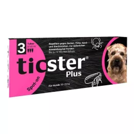 TICSTER Plus Spot-on roztok pro psy 10-25 kg, 3x3 ml