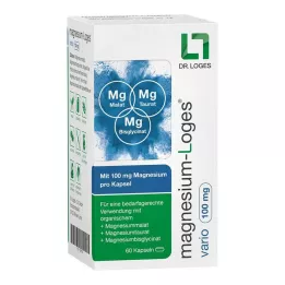 MAGNESIUM-LOGES vario 100 mg kapsle, 60 ks