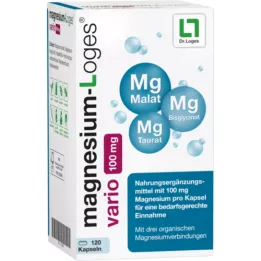 MAGNESIUM-LOGES vario 100 mg kapsle, 120 ks