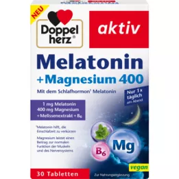 DOPPELHERZ Melatonin+hořčík 400 tablet, 30 ks
