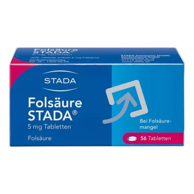 Kyselina listová STADA® 5 mg tablety, 56 ks