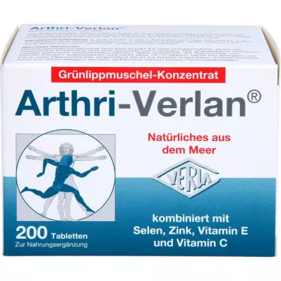 ARTHRI-VERLAN jako doplněk stravy Tablety, 200 ks